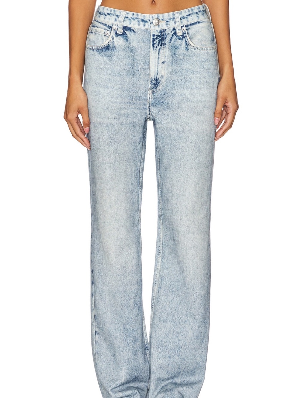Rag and Bone Light Wash Miramar Terry sweatpant jeans - Picture 2 of 4